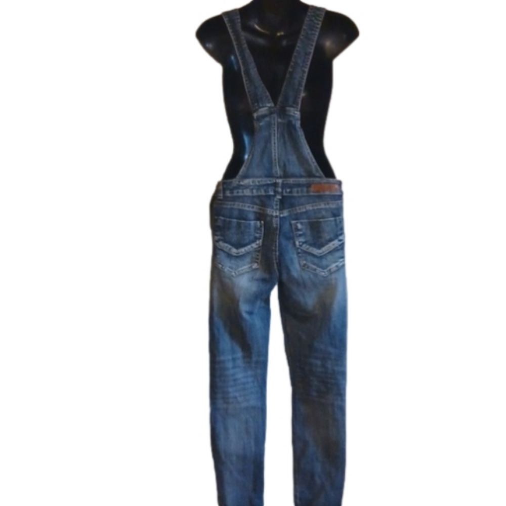 DISTRESSED overalls by Dollhouse. Size 7 .Great for Spring! - Picture 5 of 14